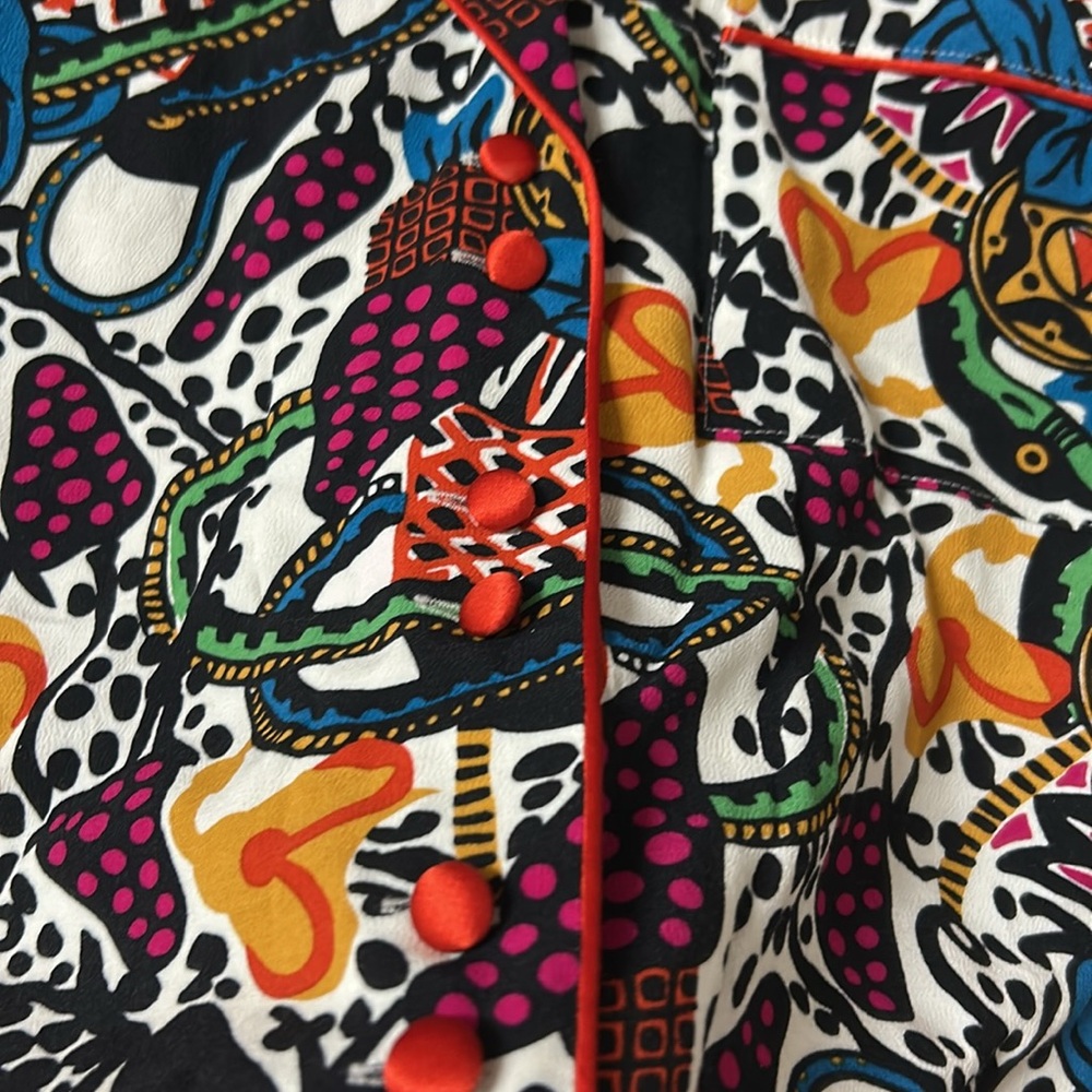 Veronica Beard Multicolor Button Down Shirt - image 3